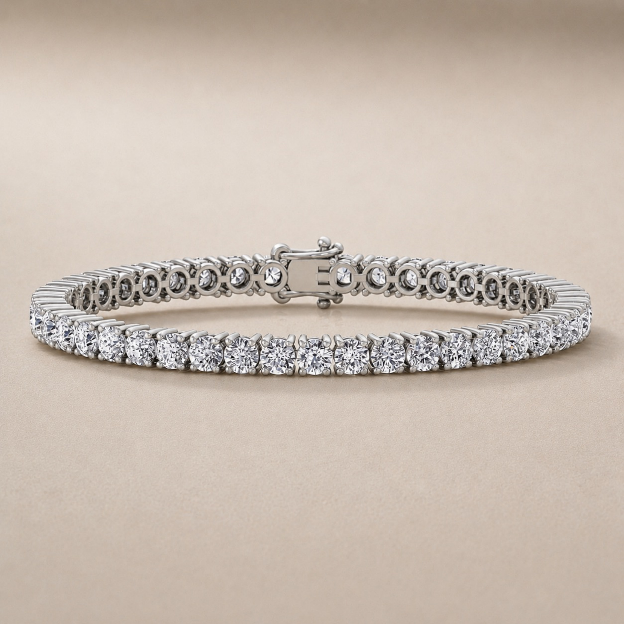 4 Prong Tennis Bracelet