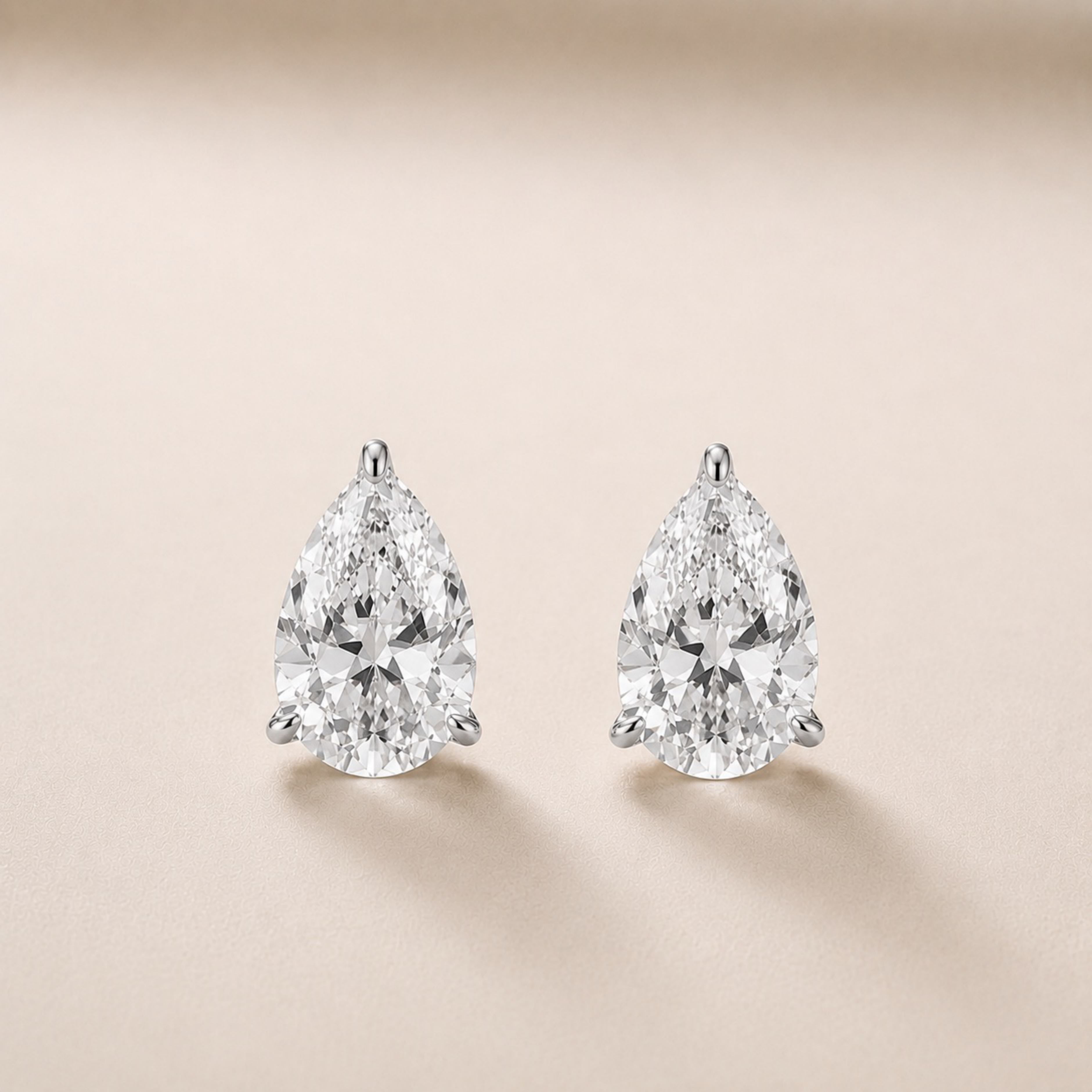 Pear Shape Studs